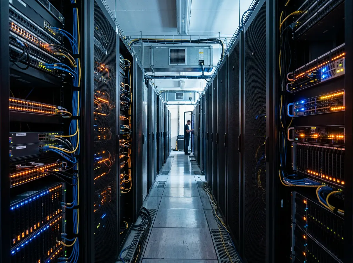 Technische visualisatie van Layer-2-netwerken Arbitrum en Base voor crypto-weddenschappen